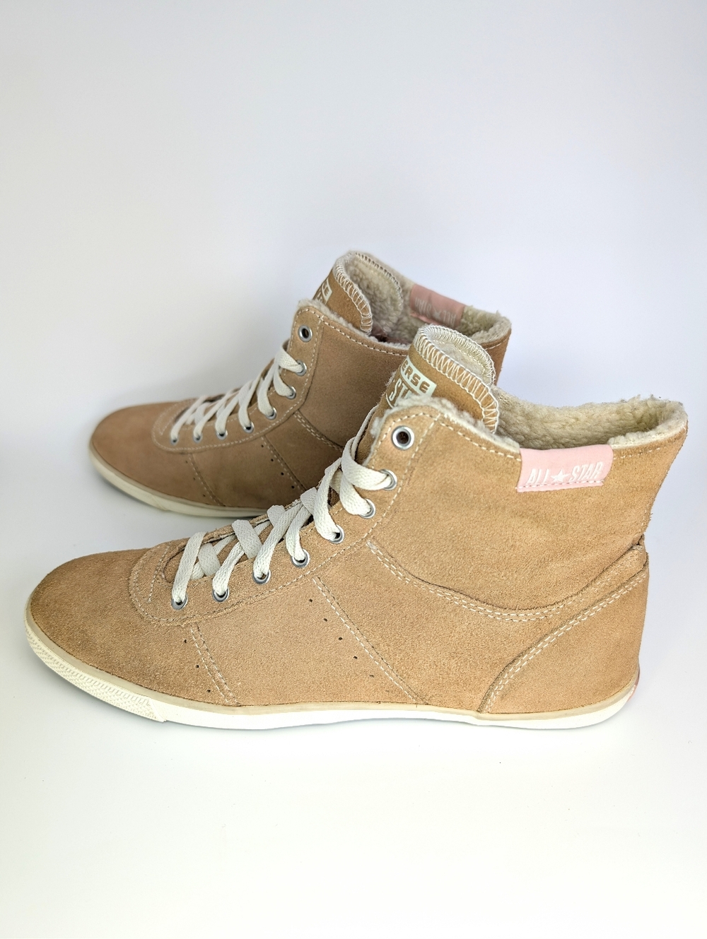 Converse Rare Vintage Suede High Top Ankle Boot Sneaker Hybrid Women's Size 11